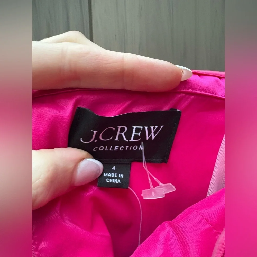 NWT J.Crew Collection Limited-Edition Strapless Dress in Duchesse Satin